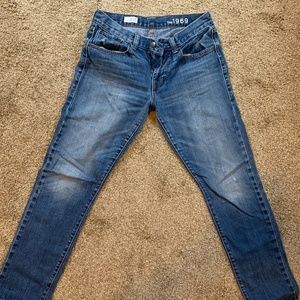 Gap Distressed Medium Wash Jeans